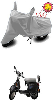 Auto Age Two Wheeler Cover for LML(Silver)