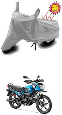 ZTech Two Wheeler Cover for Hero(Passion Pro TR, Silver)