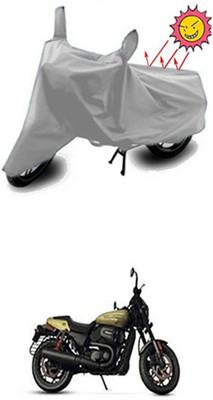Auto Age Two Wheeler Cover for Harley Davidson(Silver)