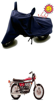 Auto Age Two Wheeler Cover for Yamaha(RD 350, Blue)