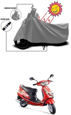 Auto Age Two Wheeler Cover for Mahindra(Duro DZ, Grey)