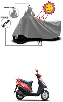 Auto Age Two Wheeler Cover for Mahindra(Grey)