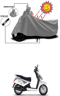 Auto Age Two Wheeler Cover for Mahindra(Grey)