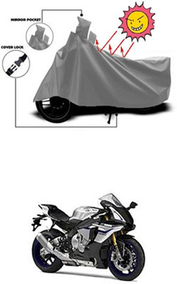 Auto Age Two Wheeler Cover for Yamaha(Grey)