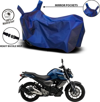 ANTHUB Waterproof Two Wheeler Cover for Yamaha(FZ-S FI, Blue)