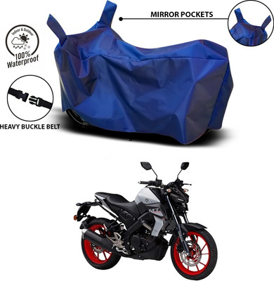 SEBONGO Waterproof Two Wheeler Cover for Yamaha(MT 15, Blue)