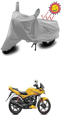 ZTech Two Wheeler Cover for Hero(Ignitor, Silver)