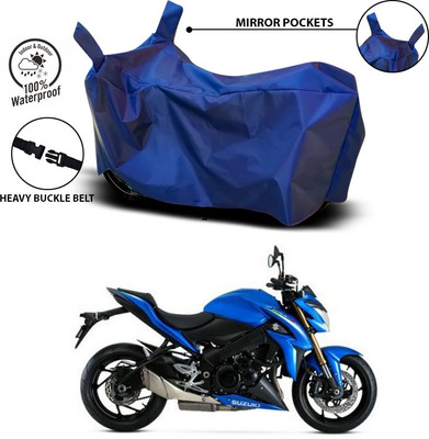 ANTHUB Waterproof Two Wheeler Cover for Suzuki(GSX S1000, Blue)