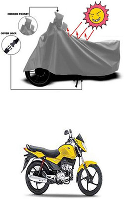 ZTech Two Wheeler Cover for Mahindra(Stallio, Grey)