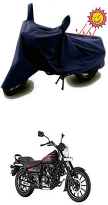 Auto Age Two Wheeler Cover for Bajaj(Avenger 220 Street, Blue)