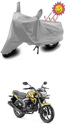 Auto Age Two Wheeler Cover for Honda(Silver)