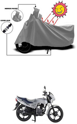 Auto Age Two Wheeler Cover for LML(Freedom, Grey)