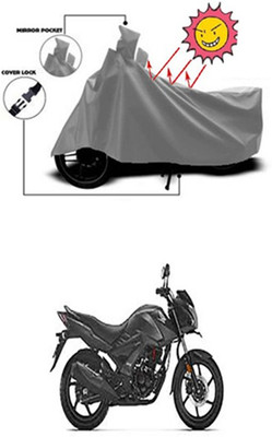 Auto Age Two Wheeler Cover for Honda(Grey)