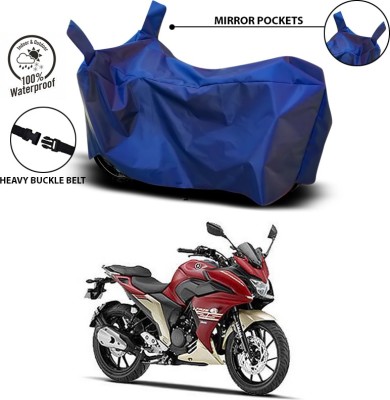 ANTHUB Waterproof Two Wheeler Cover for Yamaha(Fazer, Blue)