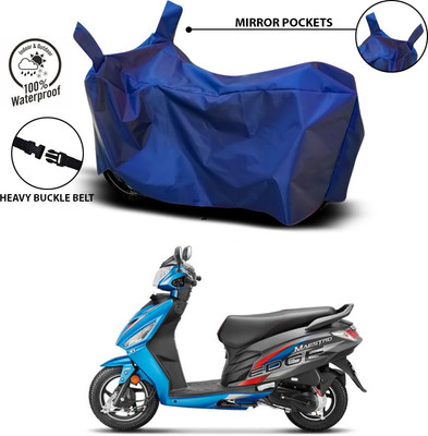 ANTHUB Waterproof Two Wheeler Cover for Hero(Maestro Edge, Blue)