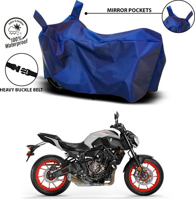 SEBONGO Waterproof Two Wheeler Cover for Yamaha(MT 9, Blue)