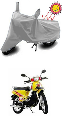 ZTech Two Wheeler Cover for Kinetic(Silver)