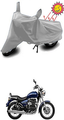 ZTech Two Wheeler Cover for Royal Enfield(Thunderbird 350, Silver)
