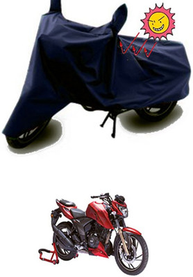 Auto Age Two Wheeler Cover for TVS(Blue)