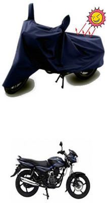 Auto Age Two Wheeler Cover for Bajaj(Discover 100 DTS-i, Blue)