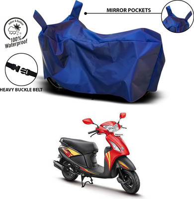 ANTHUB Waterproof Two Wheeler Cover for Hero(Pleasure, Blue)