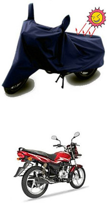 Auto Age Two Wheeler Cover for Bajaj(Platina, Blue)
