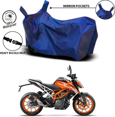 SEBONGO Waterproof Two Wheeler Cover for KTM(Duke 390, Blue)