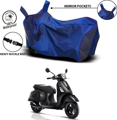 SEBONGO Waterproof Two Wheeler Cover for Vespa(Vespa, Blue)