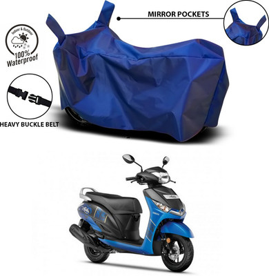 SEBONGO Waterproof Two Wheeler Cover for Yamaha(Alpha, Blue)