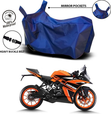 SEBONGO Waterproof Two Wheeler Cover for KTM(Blue)