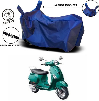 ANTHUB Waterproof Two Wheeler Cover for Vespa(Vespa VXL, Blue)