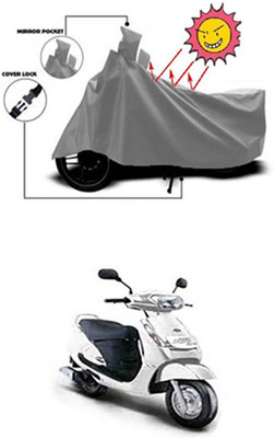 Auto Age Two Wheeler Cover for Avon(Grey)