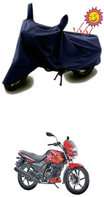 Auto Age Two Wheeler Cover for TVS(Flame DS 125, Blue)