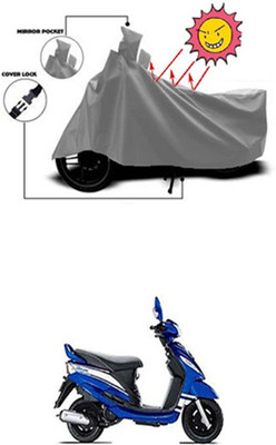 ZTech Two Wheeler Cover for Mahindra(Rodeo RZ, Grey)