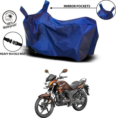 ANTHUB Waterproof Two Wheeler Cover for Hero(Hunk, Blue)