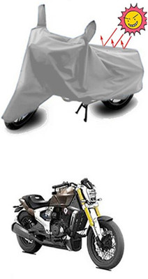 ZTech Two Wheeler Cover for TVS(Silver)
