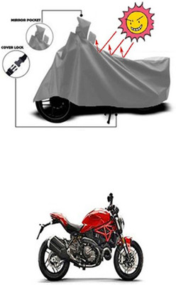 ZTech Two Wheeler Cover for Ducati(Monster 821, Grey)