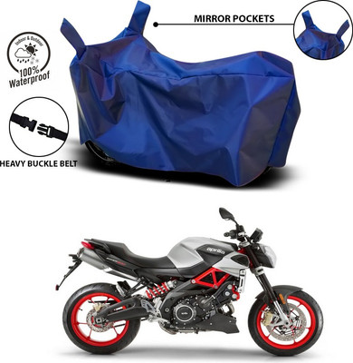 ANTHUB Waterproof Two Wheeler Cover for Aprilia(Blue)
