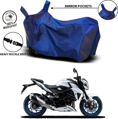 ANTHUB Waterproof Two Wheeler Cover for Suzuki(GSX-S750, Blue)