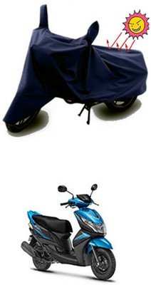 Auto Age Two Wheeler Cover for Yamaha(Ray Z, Blue)