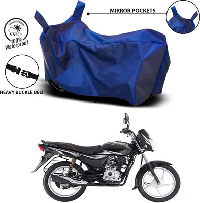 SEBONGO Waterproof Two Wheeler Cover for Bajaj(ComforTec, Blue)