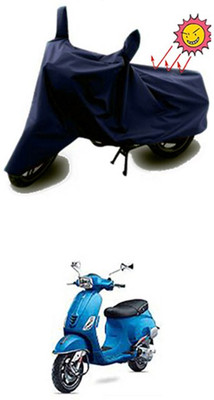 ZTech Two Wheeler Cover for Universal For Bike(Vespa SXL, Blue)