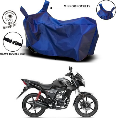 SEBONGO Waterproof Two Wheeler Cover for Honda(CB Twister, Blue)