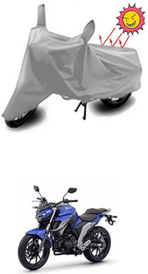 Auto Age Two Wheeler Cover for Yamaha(Silver)