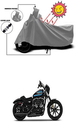 Auto Age Two Wheeler Cover for Harley Davidson(Grey)