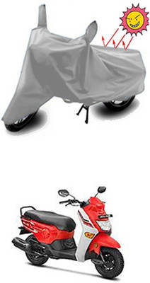 Auto Age Two Wheeler Cover for Honda(Silver)