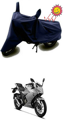Auto Age Two Wheeler Cover for Suzuki(Blue)