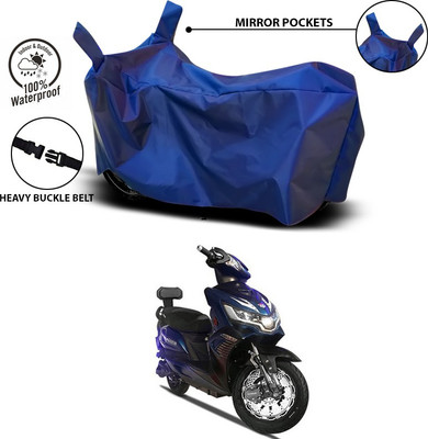 ANTHUB Waterproof Two Wheeler Cover for Okinawa(i-Praise, Blue)