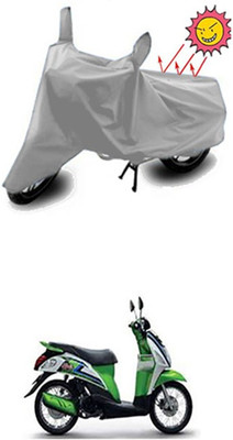 Auto Age Two Wheeler Cover for Suzuki(Let's, Silver)