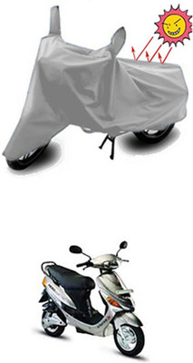 Auto Age Two Wheeler Cover for Hero(E Sprint, Silver)